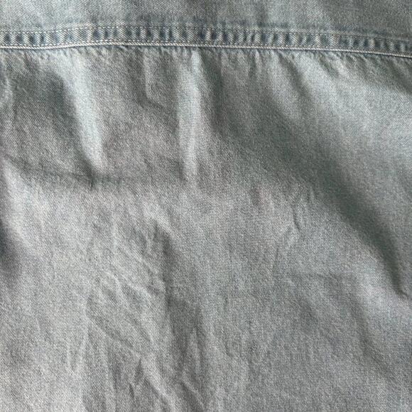 Vintage Lee Sport Miami Dolphins Denim Shirt 2XL Button Down Embroidered NFL - Picture 8 of 9